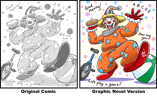 Original vs Graphi Novel Version